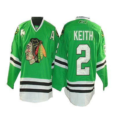Best Quality Green NHL Chicago Blackhawks 2 Duncan Keith Hockey Jersey